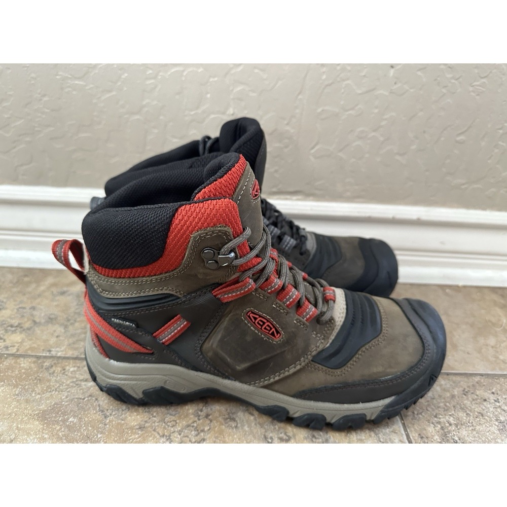 Keen Men's Mid Waterproof Hiking Boots Bungee Cord/Black~Sz 9